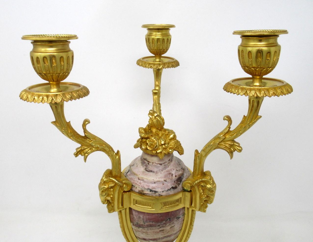 French Breche Violet Gilt Bronze Ormolu Candelabra Pierre-Philippe Thomire, Pair 4