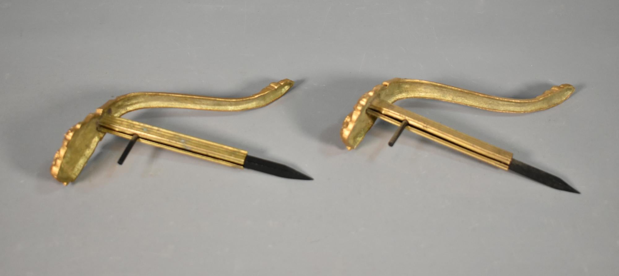 Coppia di fermatende francesi in bronzo in stile Luigi XVI in vendita 1