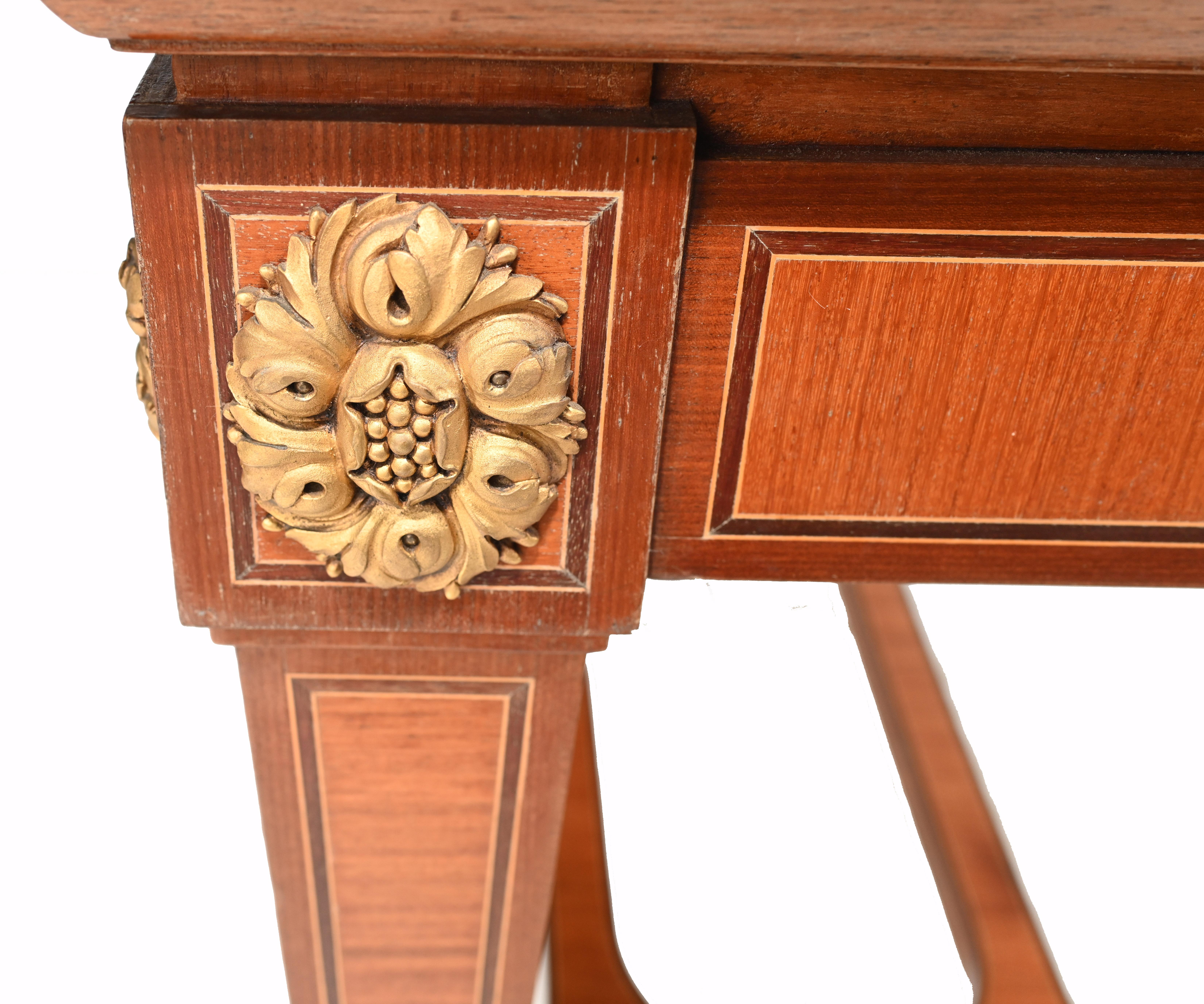 Pair French Console Tables Empire, circa 1890 For Sale 5