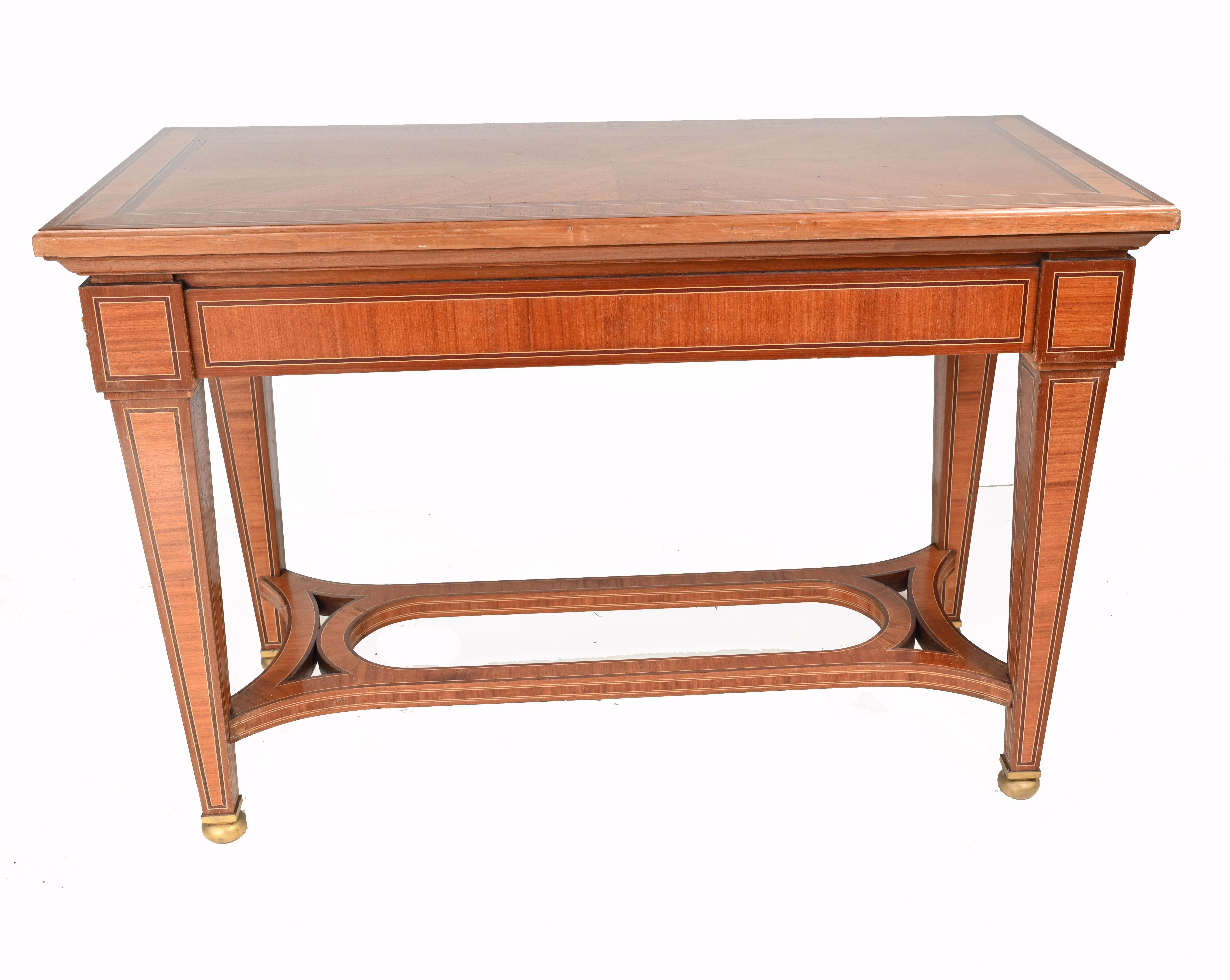 Pair French Console Tables Empire, circa 1890 For Sale 6
