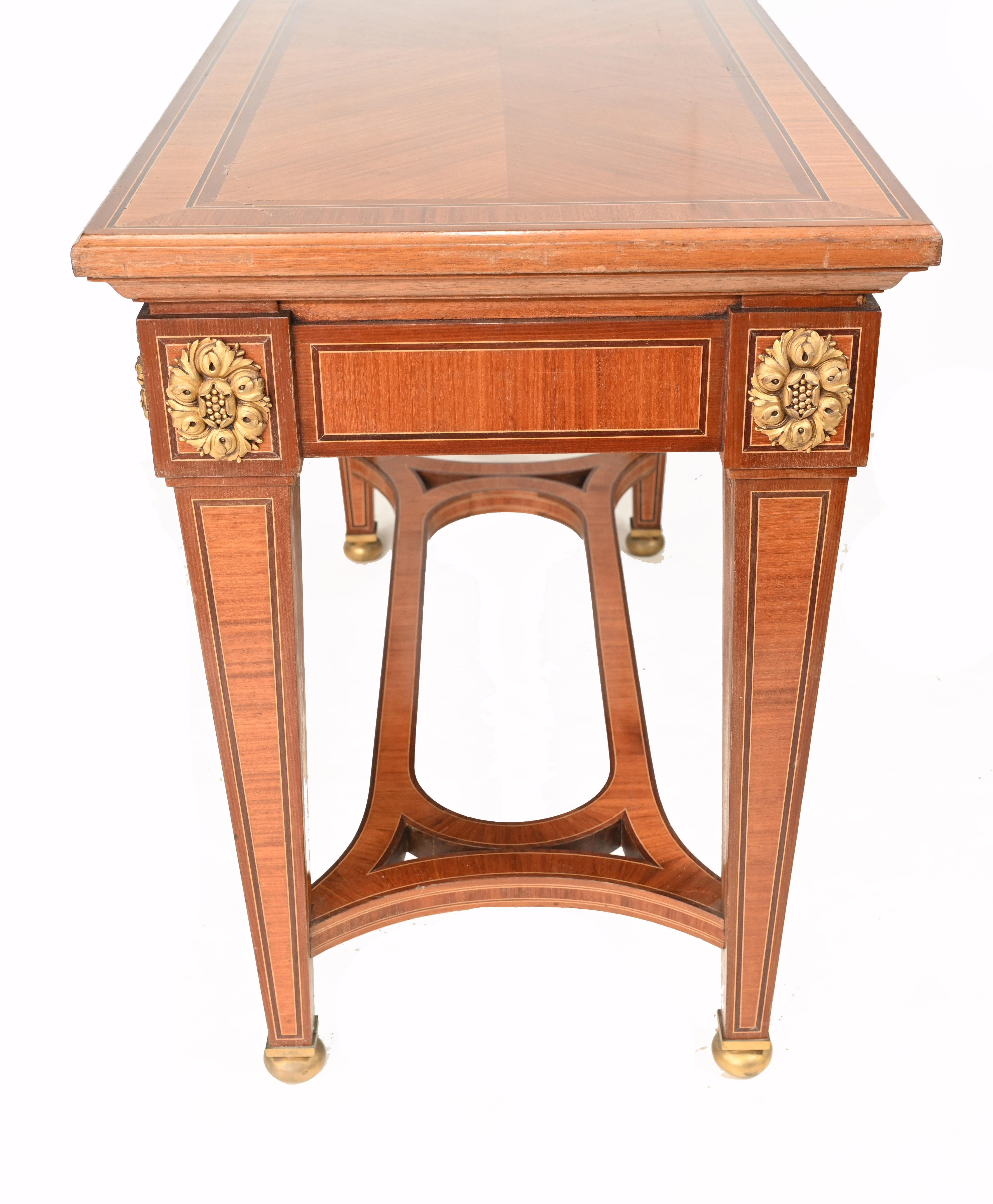 Pair French Console Tables Empire, circa 1890 For Sale 4
