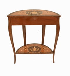 Pair French Console Tables Louis XVI Revival Side