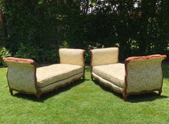 Pair French Eight Leg Louis XV Style  Day Beds ~ Sofas, 19th Century
