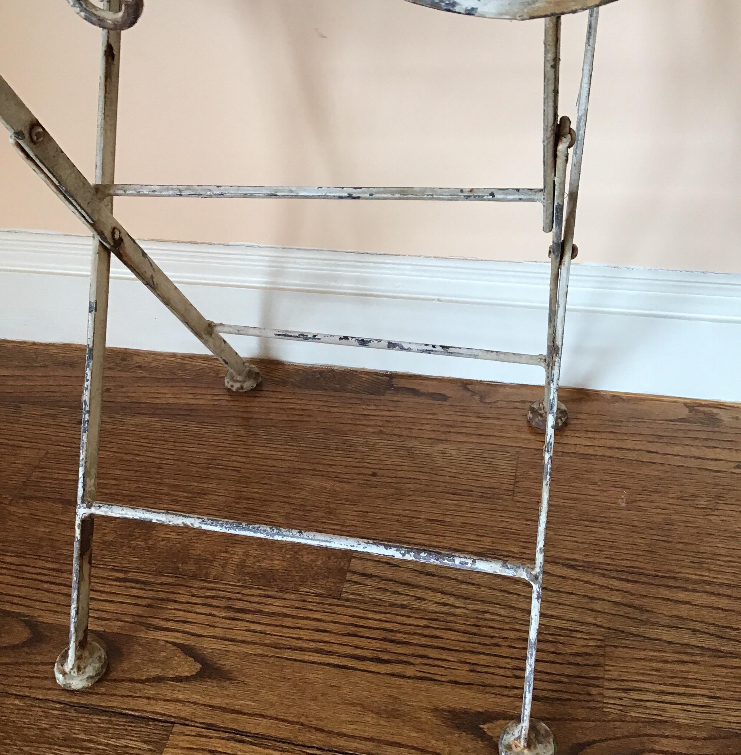 Pair of French Folding Garden Tables 4