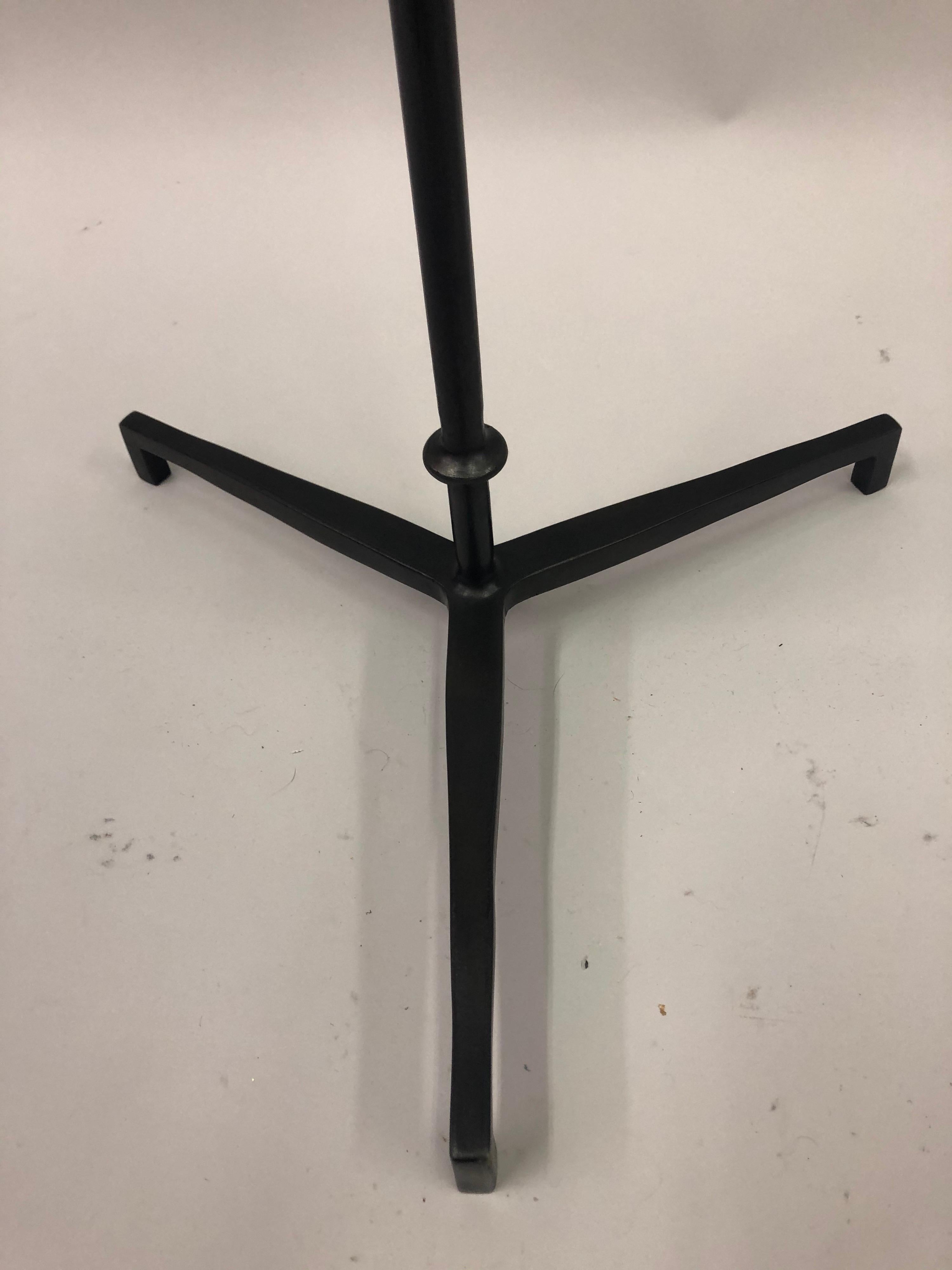 Pair French Forged Iron 'Star' Floor Lamps after Giacometti, Jean Michel Frank For Sale 6