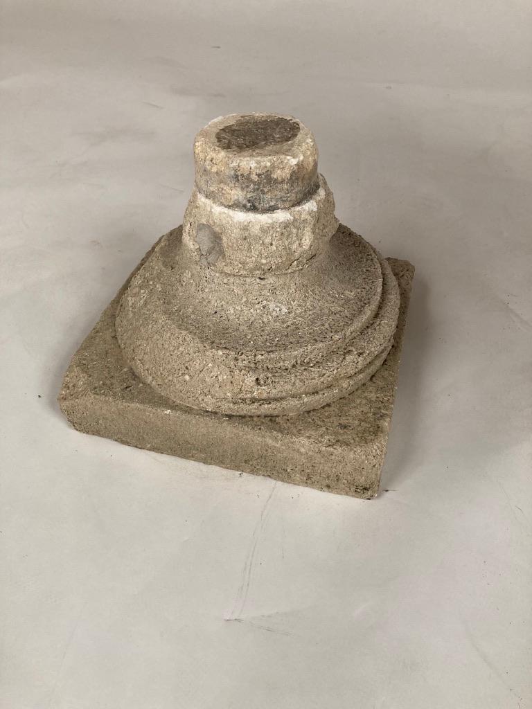 Pair French Limestone Cornucopia Garden Urns For Sale 10