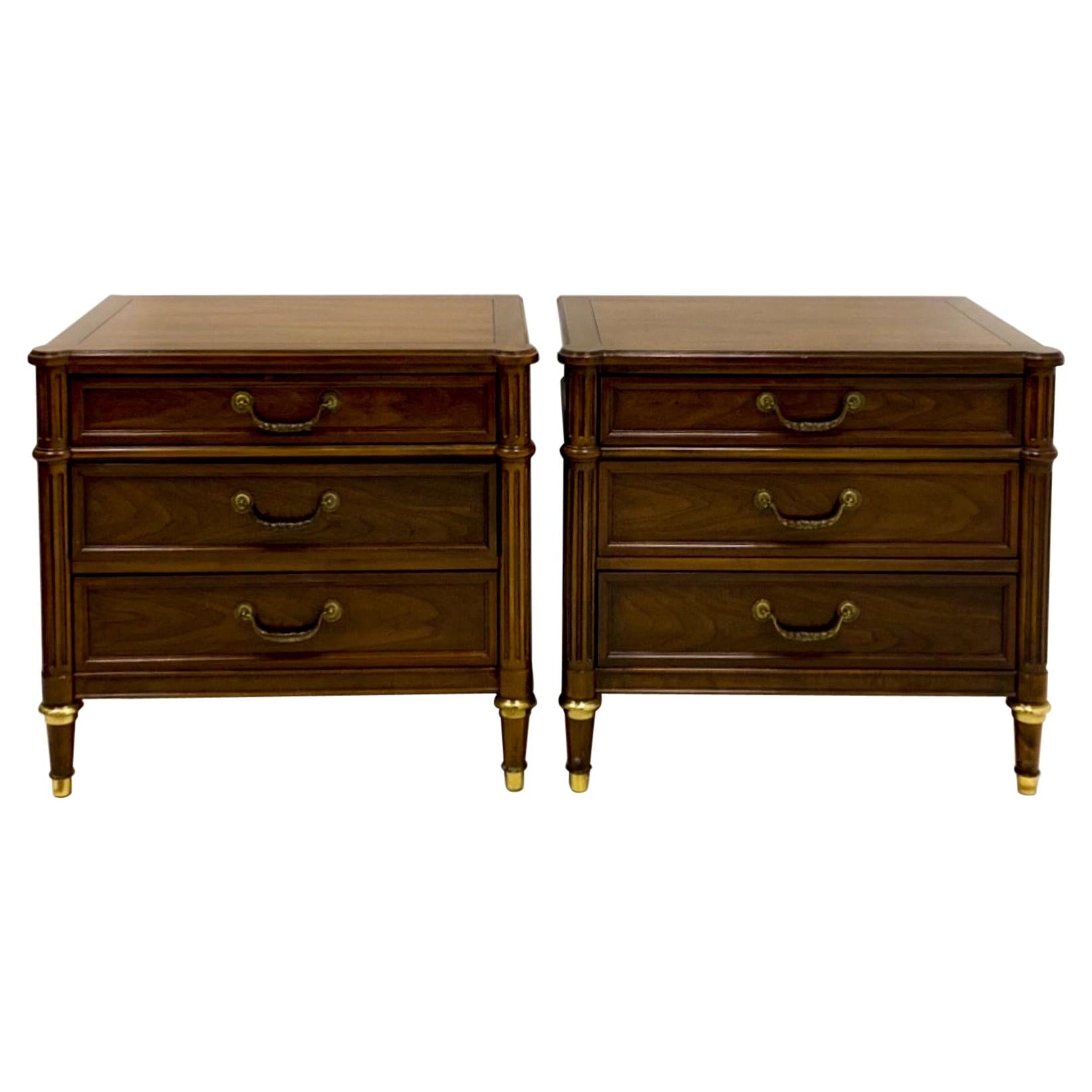 Pair of Mirrored Nightstands at 1stDibs