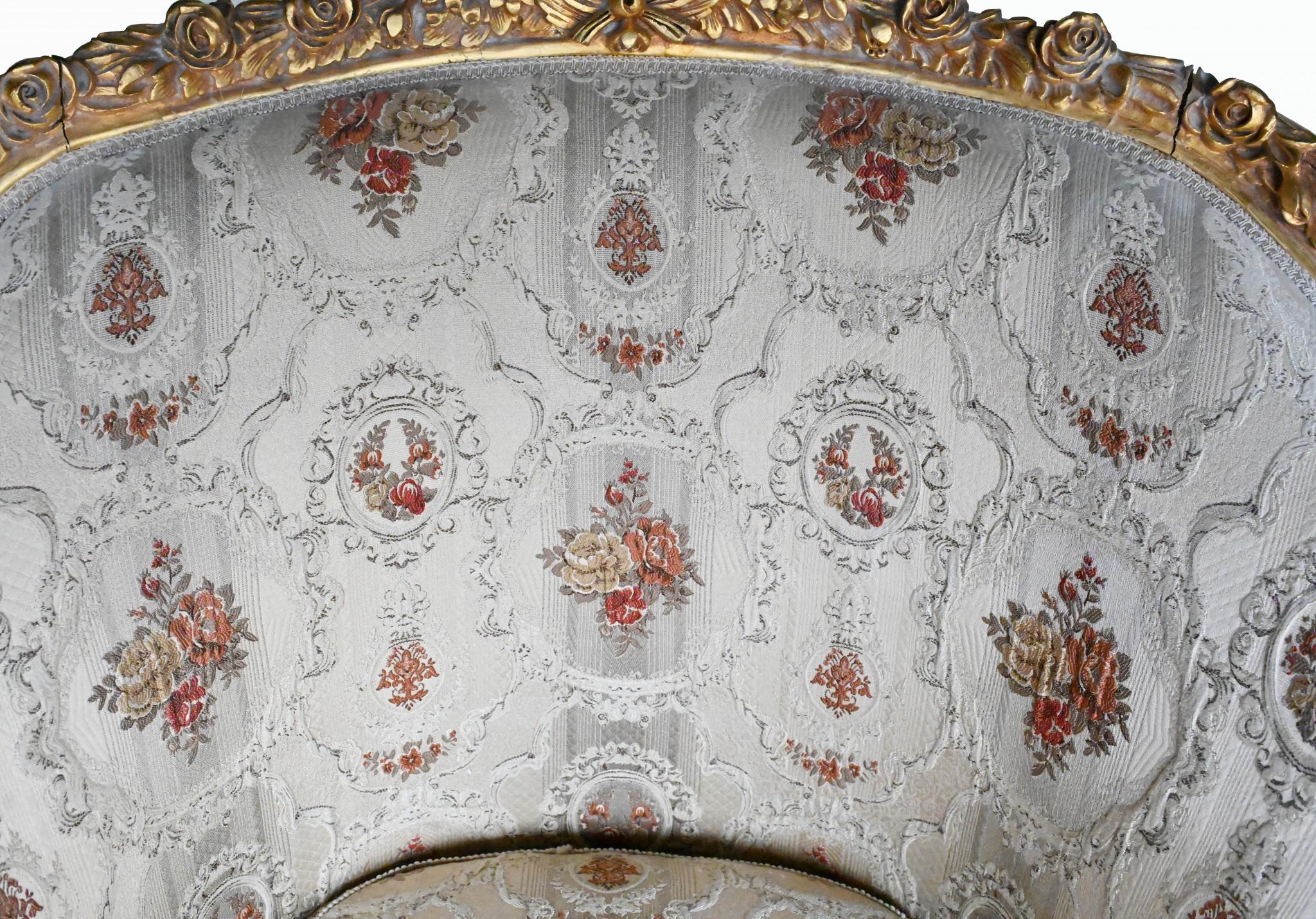 Paar französische Louis XVI.-Krügestühle, vergoldete Stühle (Ende des 20. Jahrhunderts) im Angebot