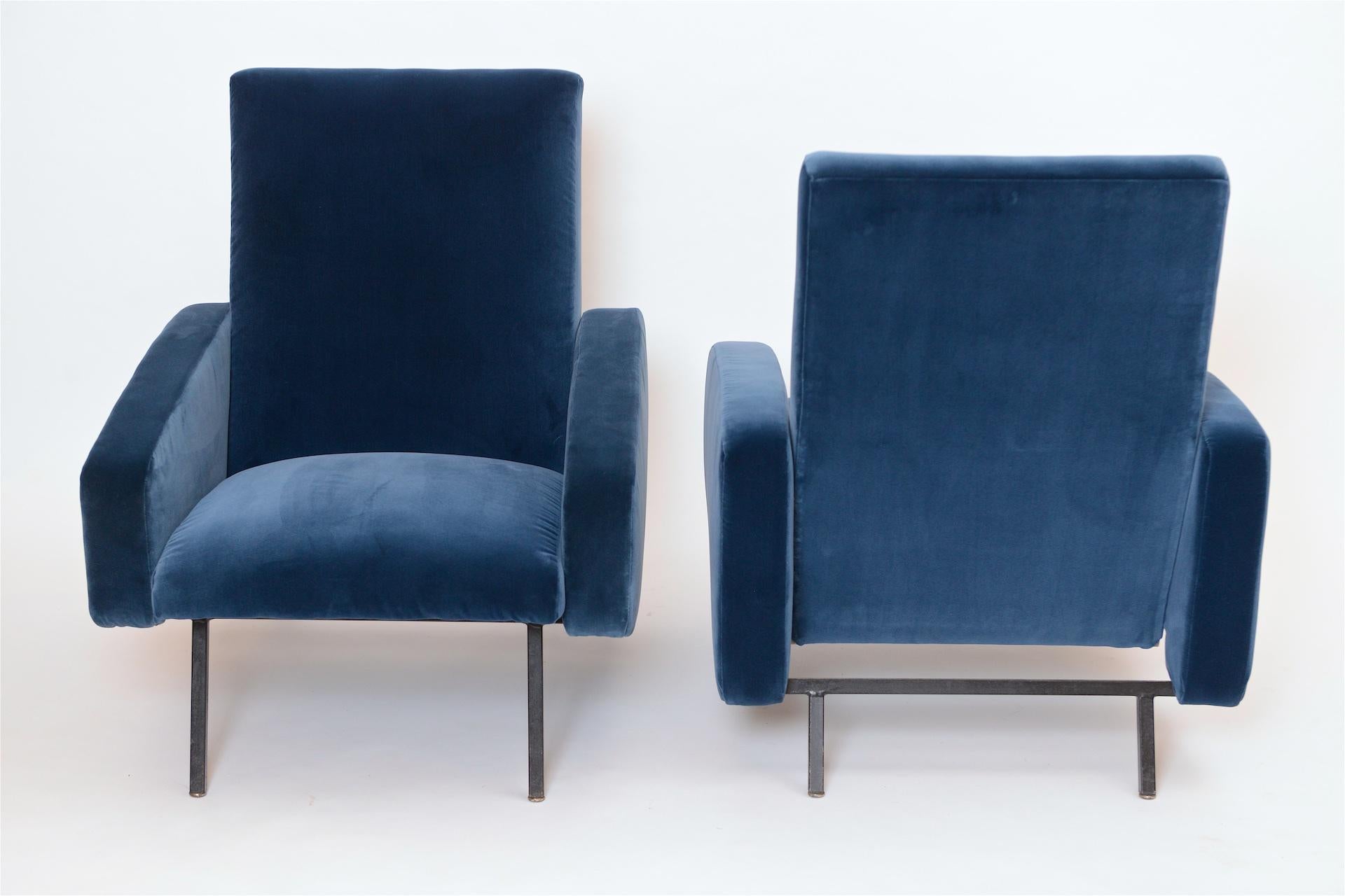 Pair of French Midcentury Armchairs, circa 1950 In Excellent Condition In London, GB