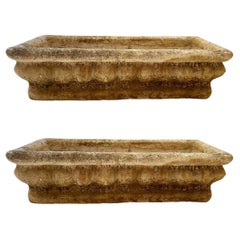 Pair French Mid-Century Jardinieres