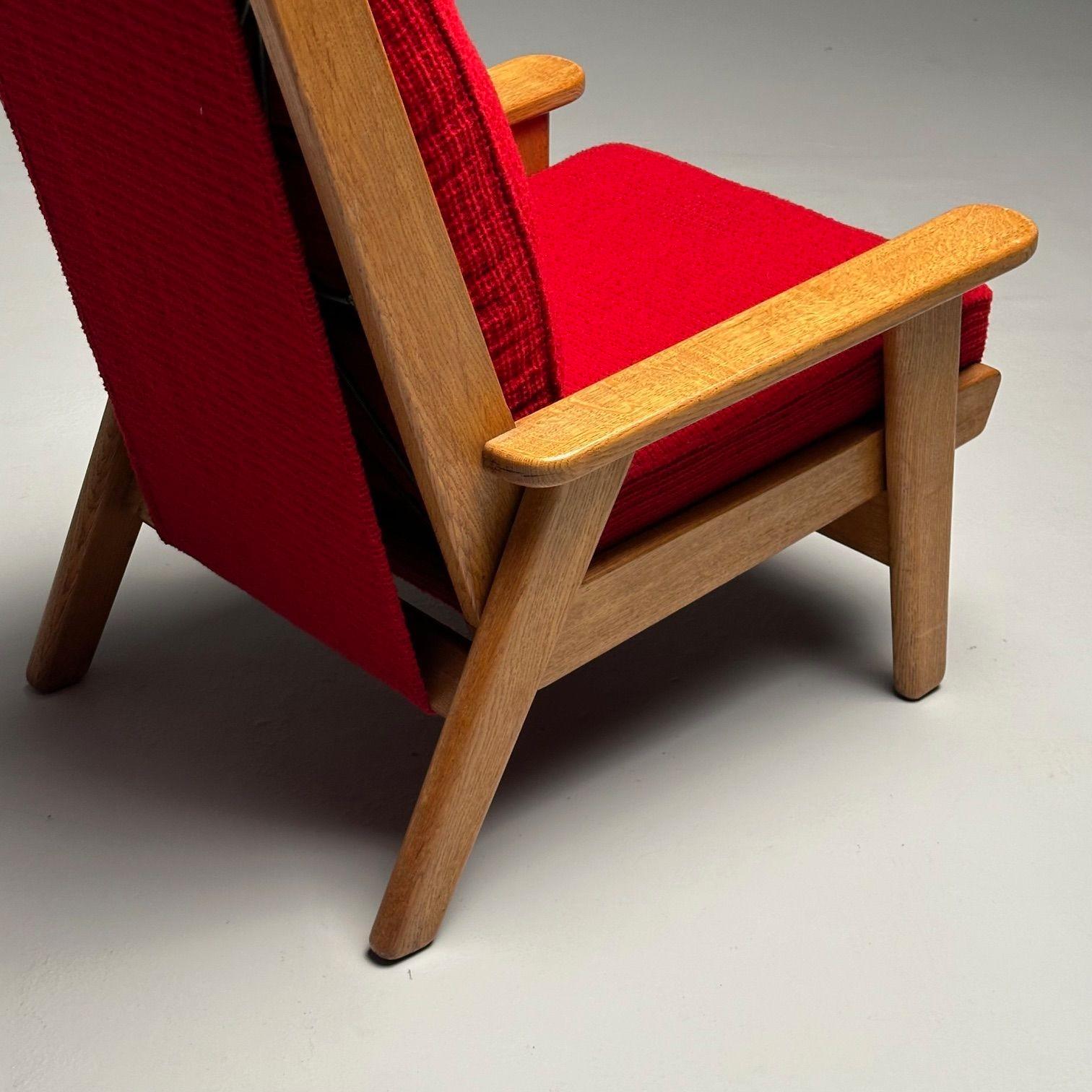 Paire de fauteuils de salon/fauteuils français Pierre Guariche de style mi-siècle moderne, exportés de France en vente 10