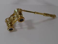Pair of French Mother of Pearl Opera Glasses, Lemière, Paris