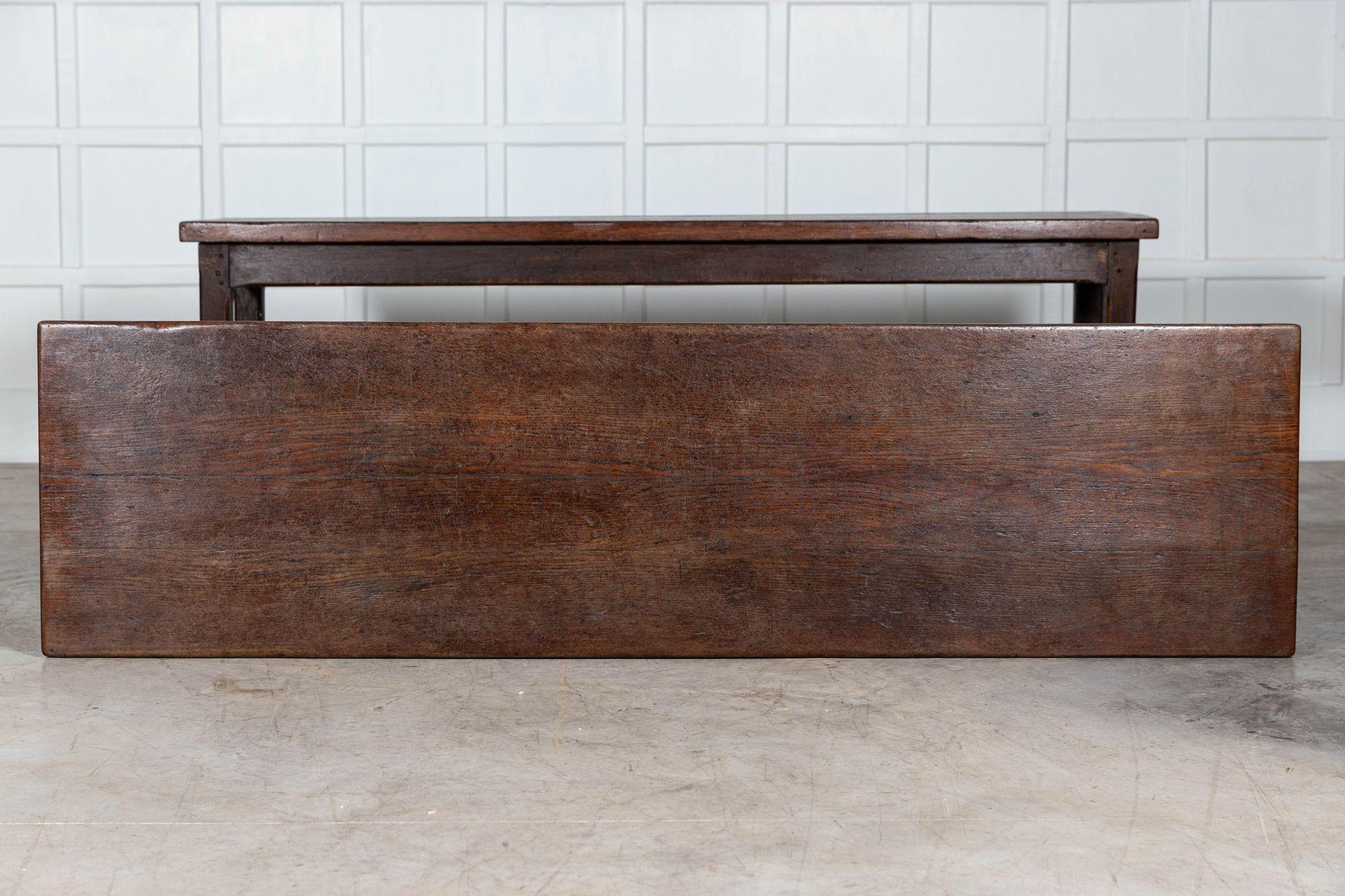 Pair French Oak Cafe Tables For Sale at 1stDibs