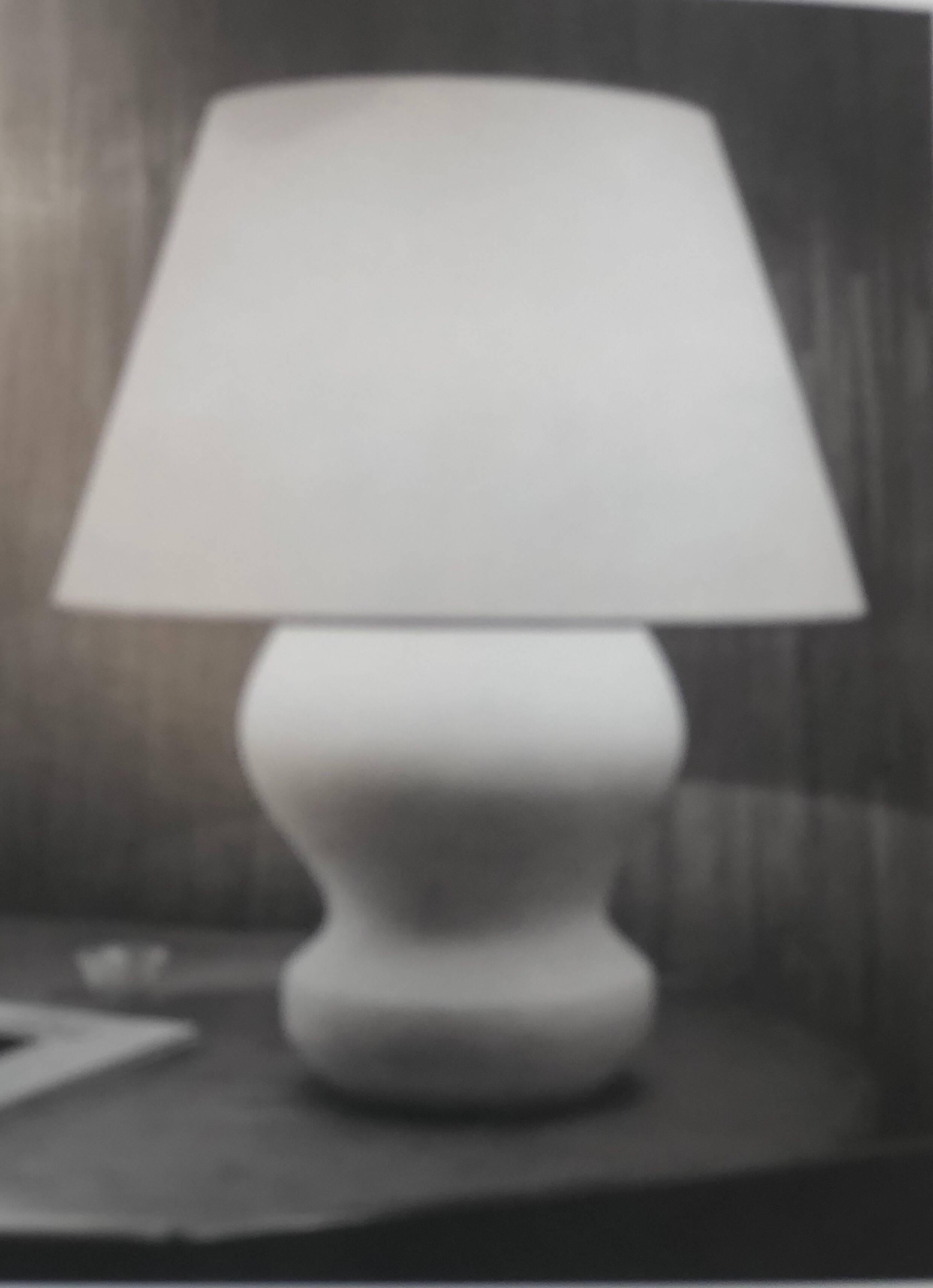 French Plaster Table Lamps Pair from a Model by Giacometti and Jean-Michel Frank For Sale 2