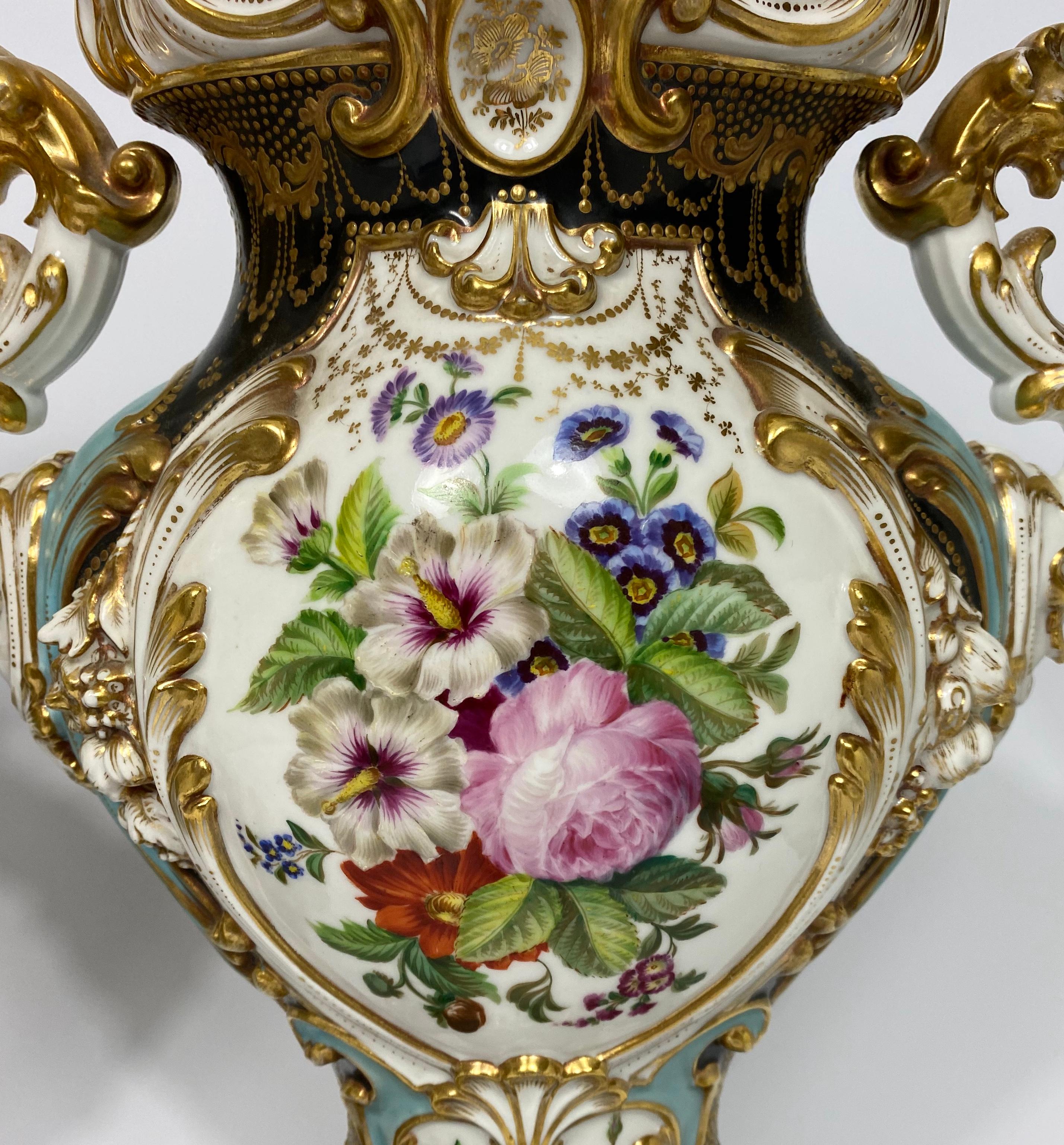 Pair of French Porcelain Vases, Probably Jacob Petit, circa 1840 1