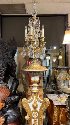 Pair French Regence Louis XIV / XV Style Giltwood Pedestals / Plant Stands