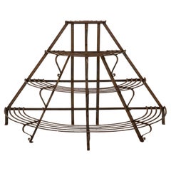 Pair Frenh Iron Plant Stands