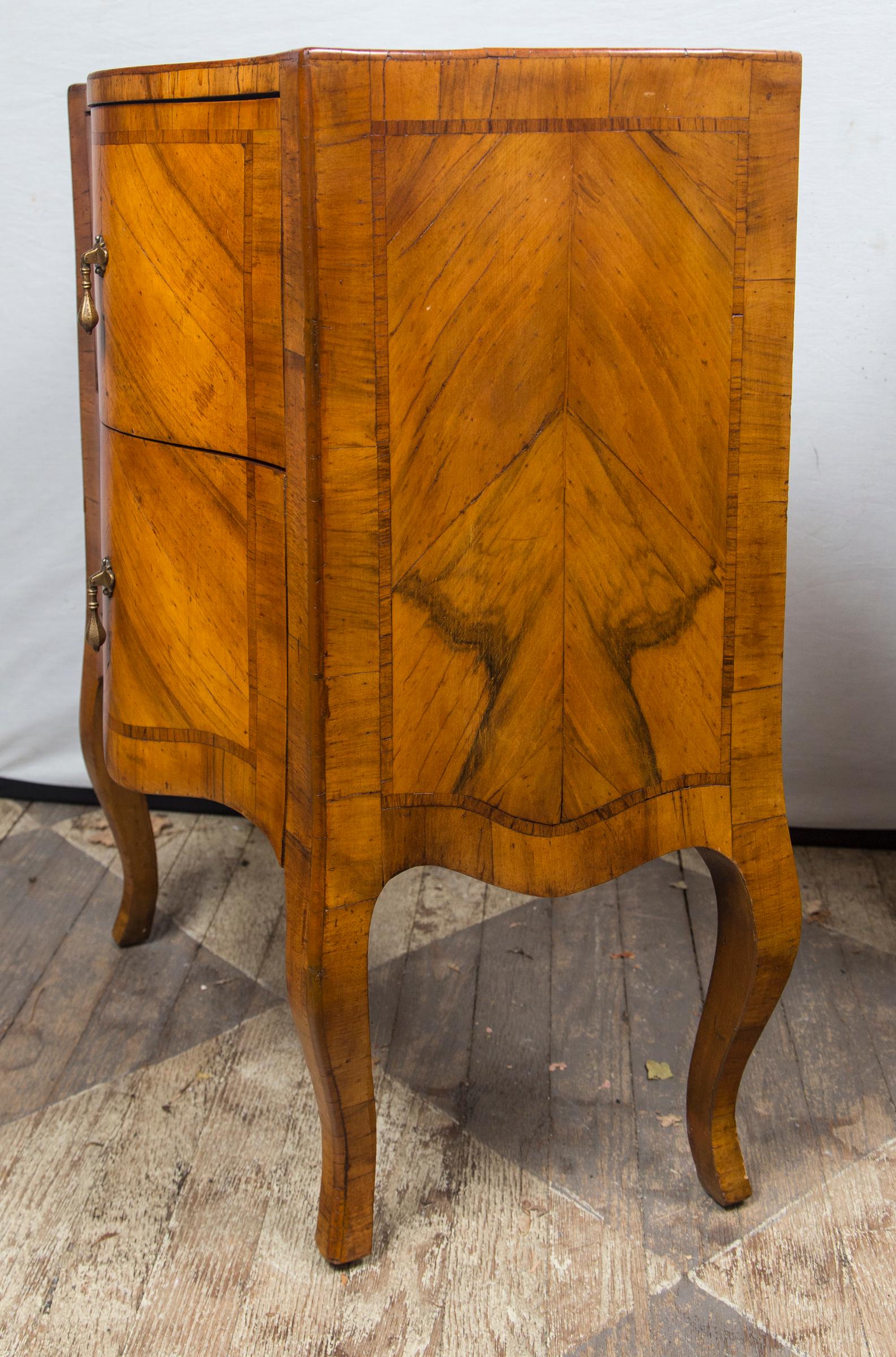 Pair of Fruitwood Bedside Commodes 2