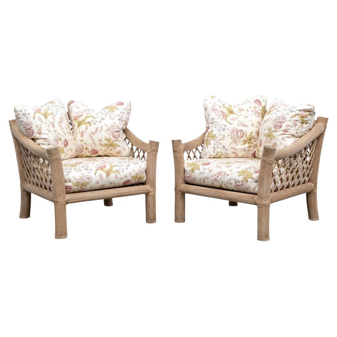 Vintage Lucite Lounge Chairs with New Brazilian Sheepskin Cushions