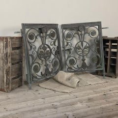 Pair of Gates, 19th Century Bronze for Communion Rail