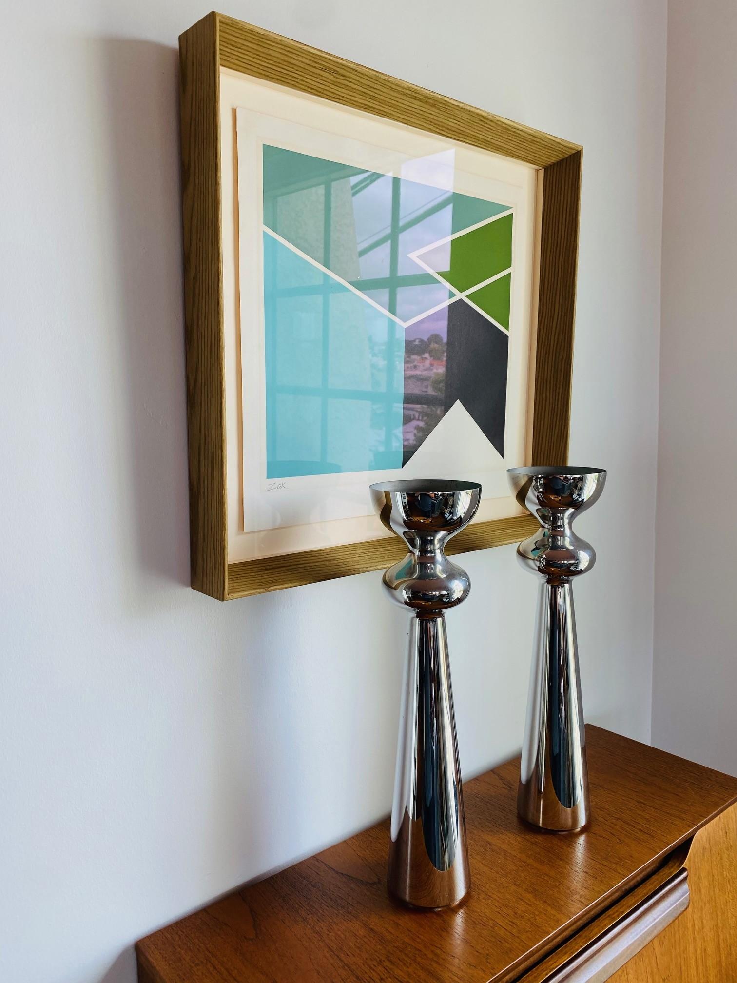 XXI secolo e contemporaneo Coppia di vasi Georg Jensen Alfredo realizzati in Danimarca in vendita