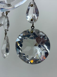 Pair George III Cut Crystal Candelabra circa 1800, Att. to Parker and Perry