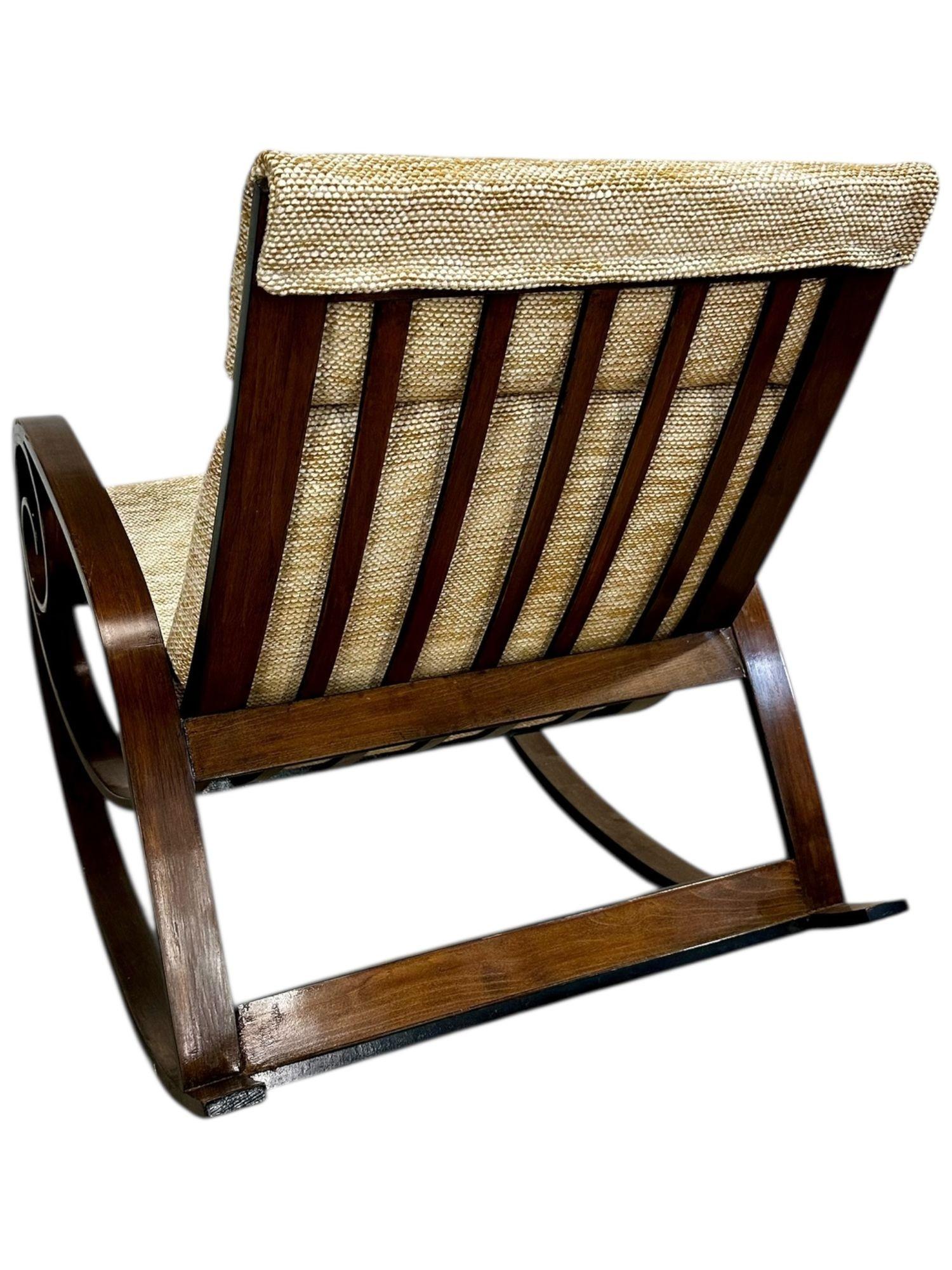 Mid-20th Century Pair George Mulhauser for Plycraft “Sultana” Rocking Chairs, 1960 For Sale