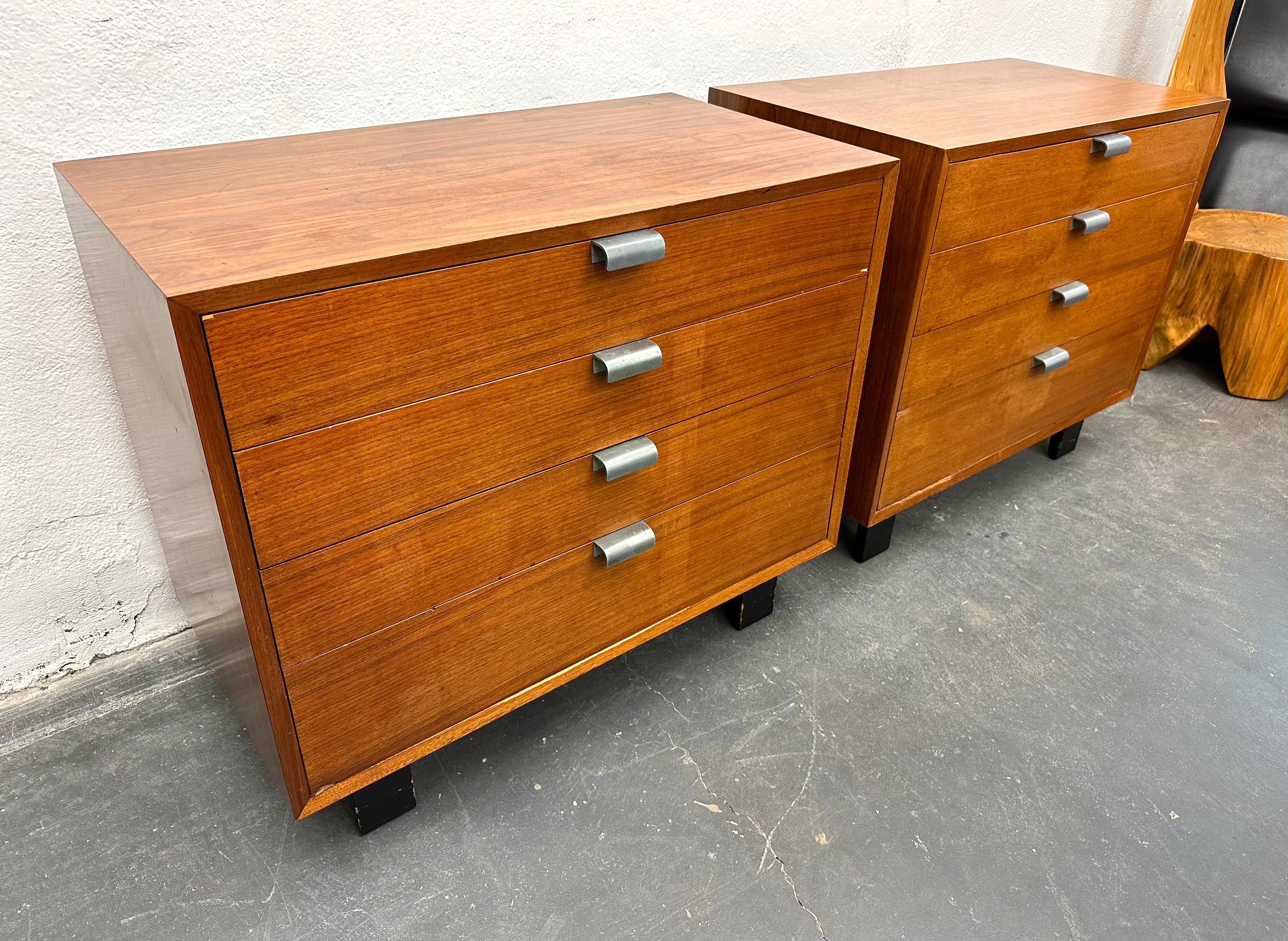 Pair George Nelson 4-Drawer 'Basic Group' Dressers For Sale 5