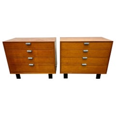 Pair George Nelson 4-Drawer 'Basic Group' Dressers