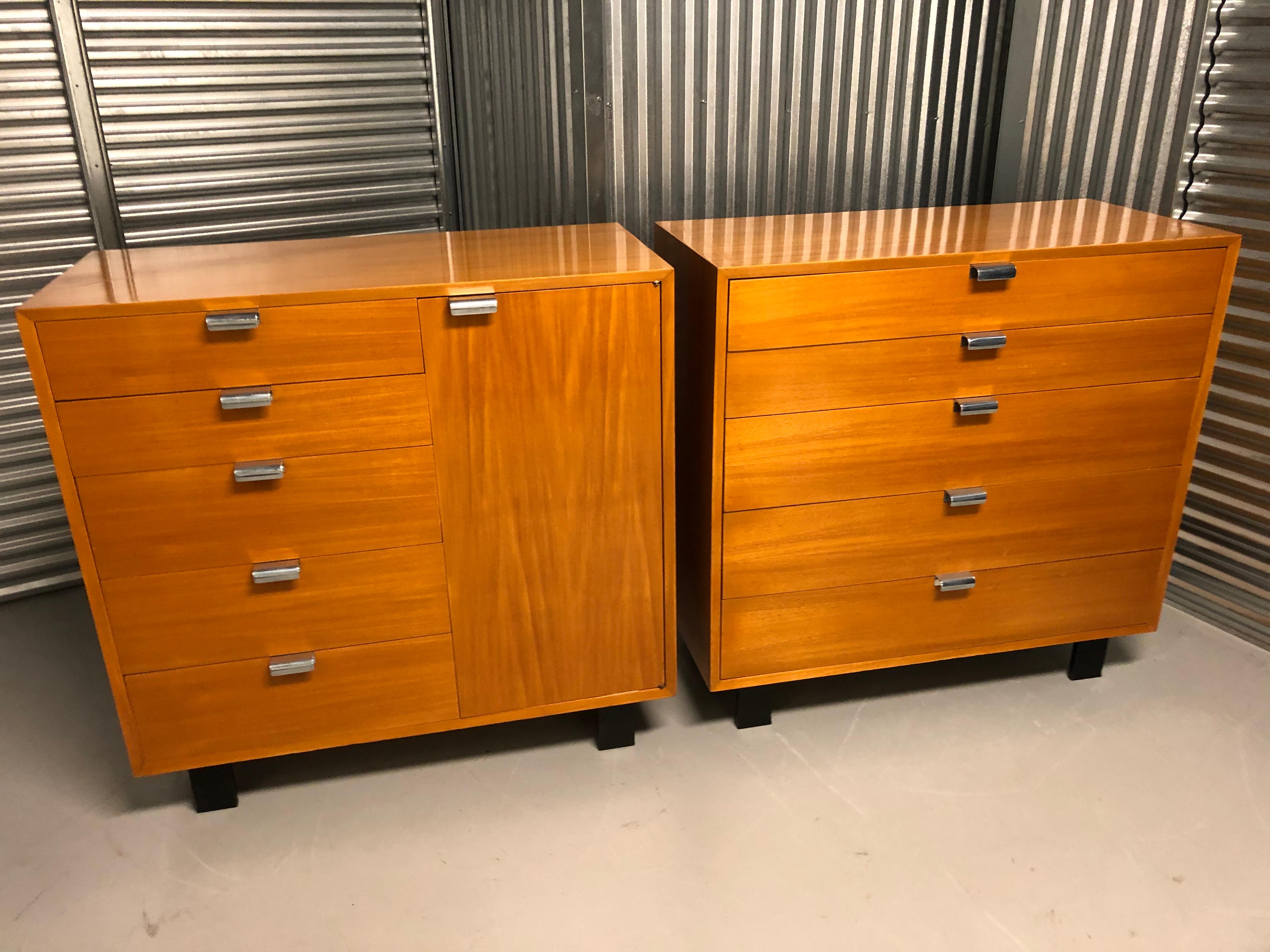 20th Century Pair of George Nelson for Herman Miller Bureau /Cabinets For Sale