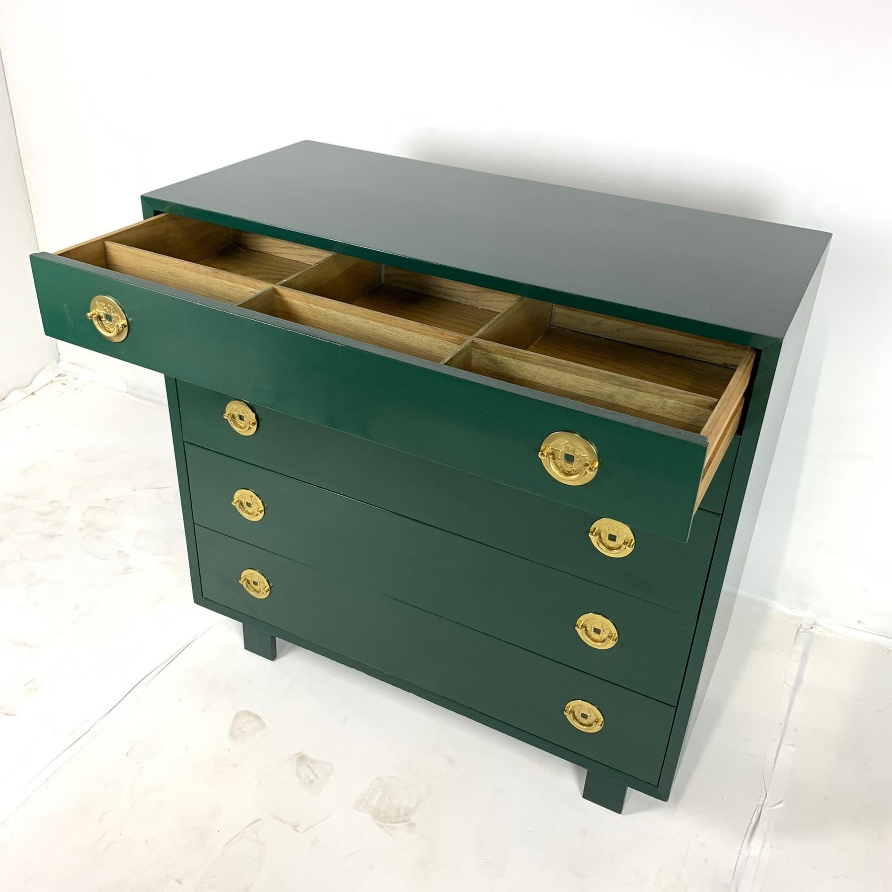 green lacquer dresser