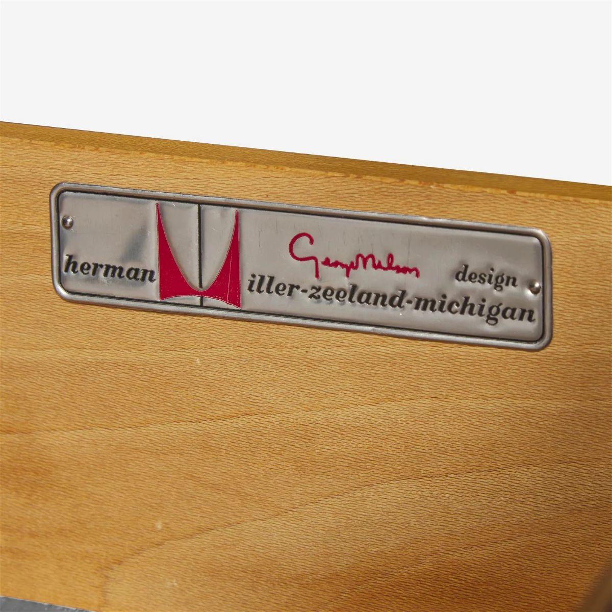 Paar George Nelson Thin Edge Palisander Truhen im Zustand „Gut“ im Angebot in New York, NY