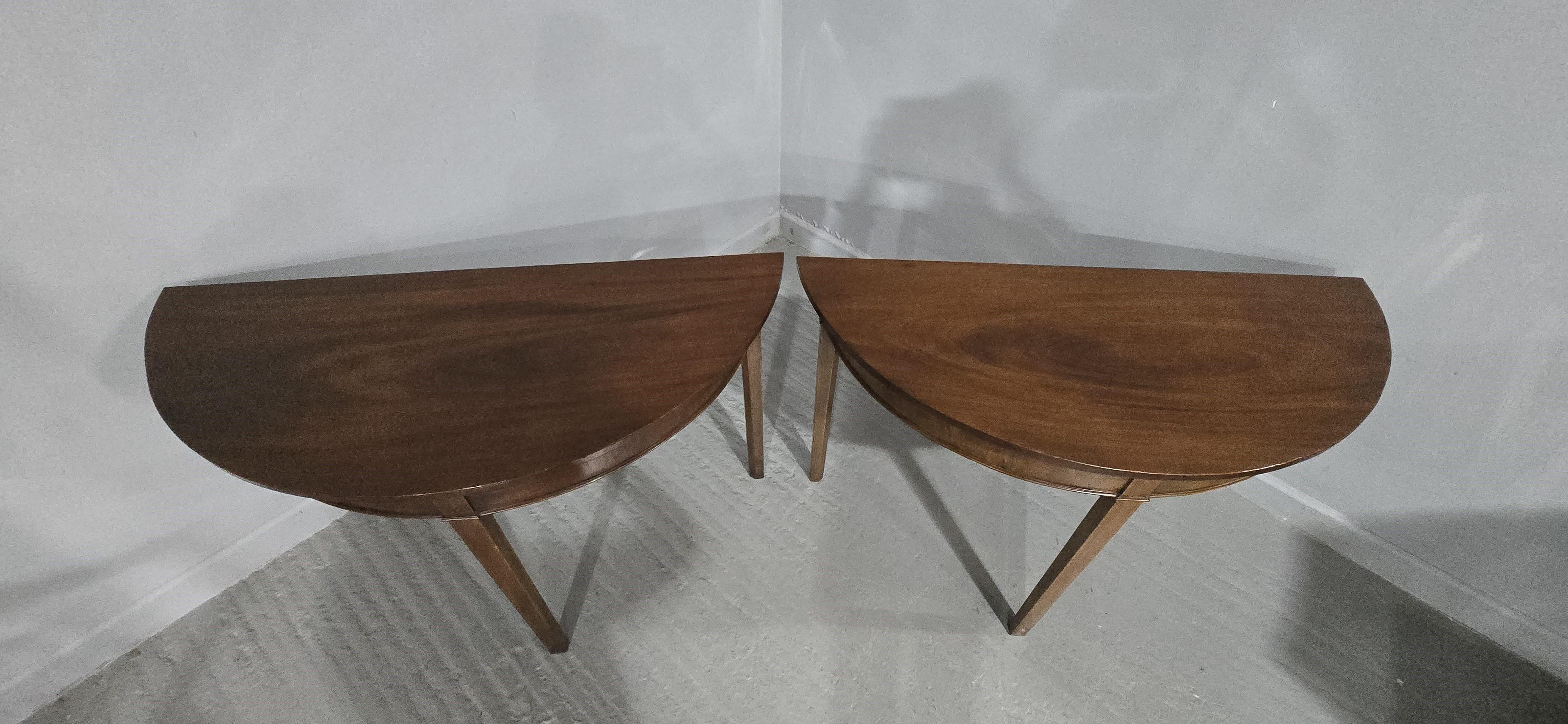 18th Century and Earlier Pair Georgian Console Tables For Sale