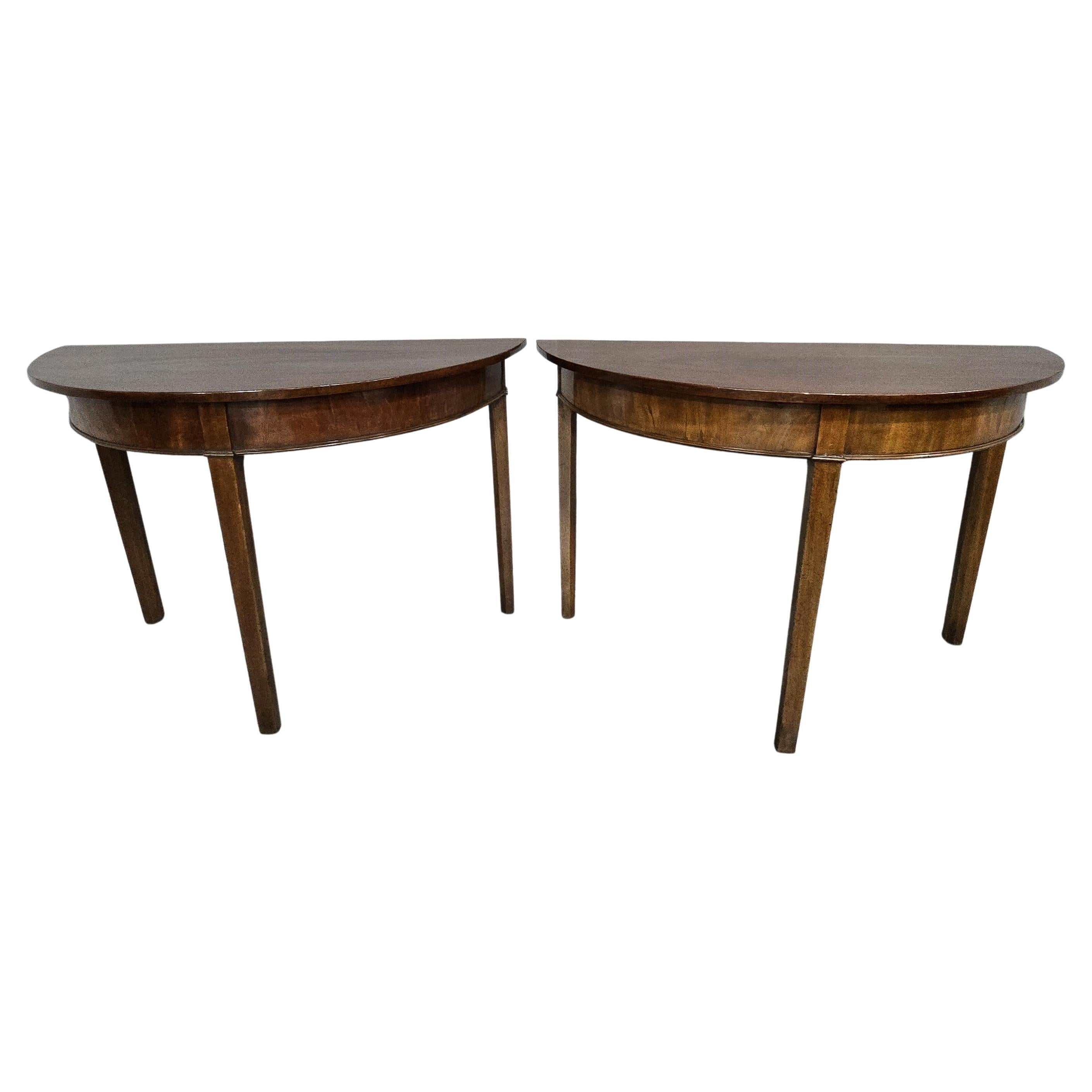 Pair Georgian Console Tables For Sale