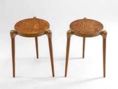 Pair Gerald Summers Mid Century Modernist Side Tables