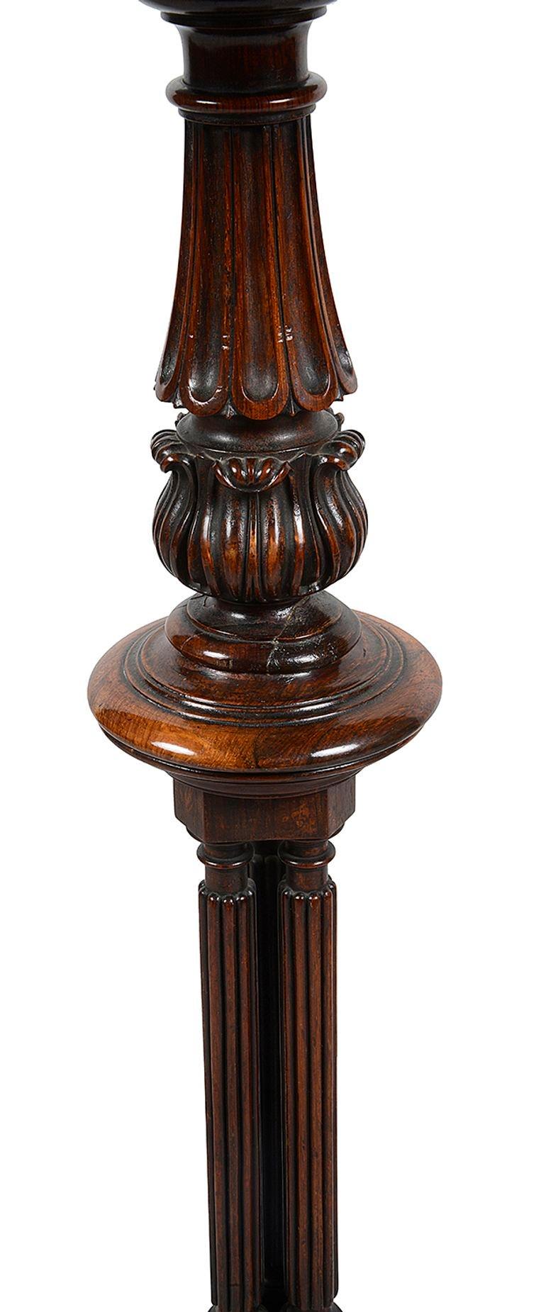 Hand-Carved Pair Gillows side tables, circa 1820-40 For Sale