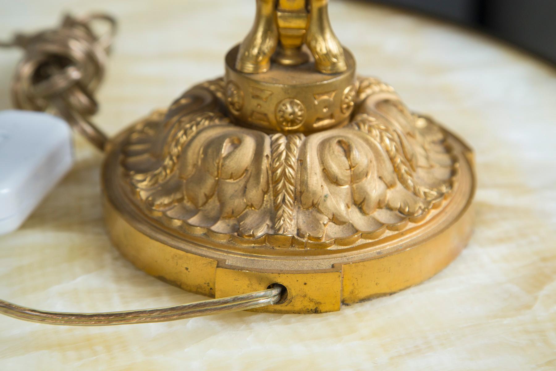 Pair of Gilt Bronze Boulliat Lamps 2