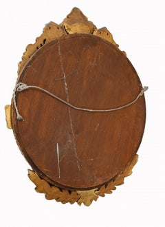 Pair Gilt Neo Classical Mirror Girandoles Eagle