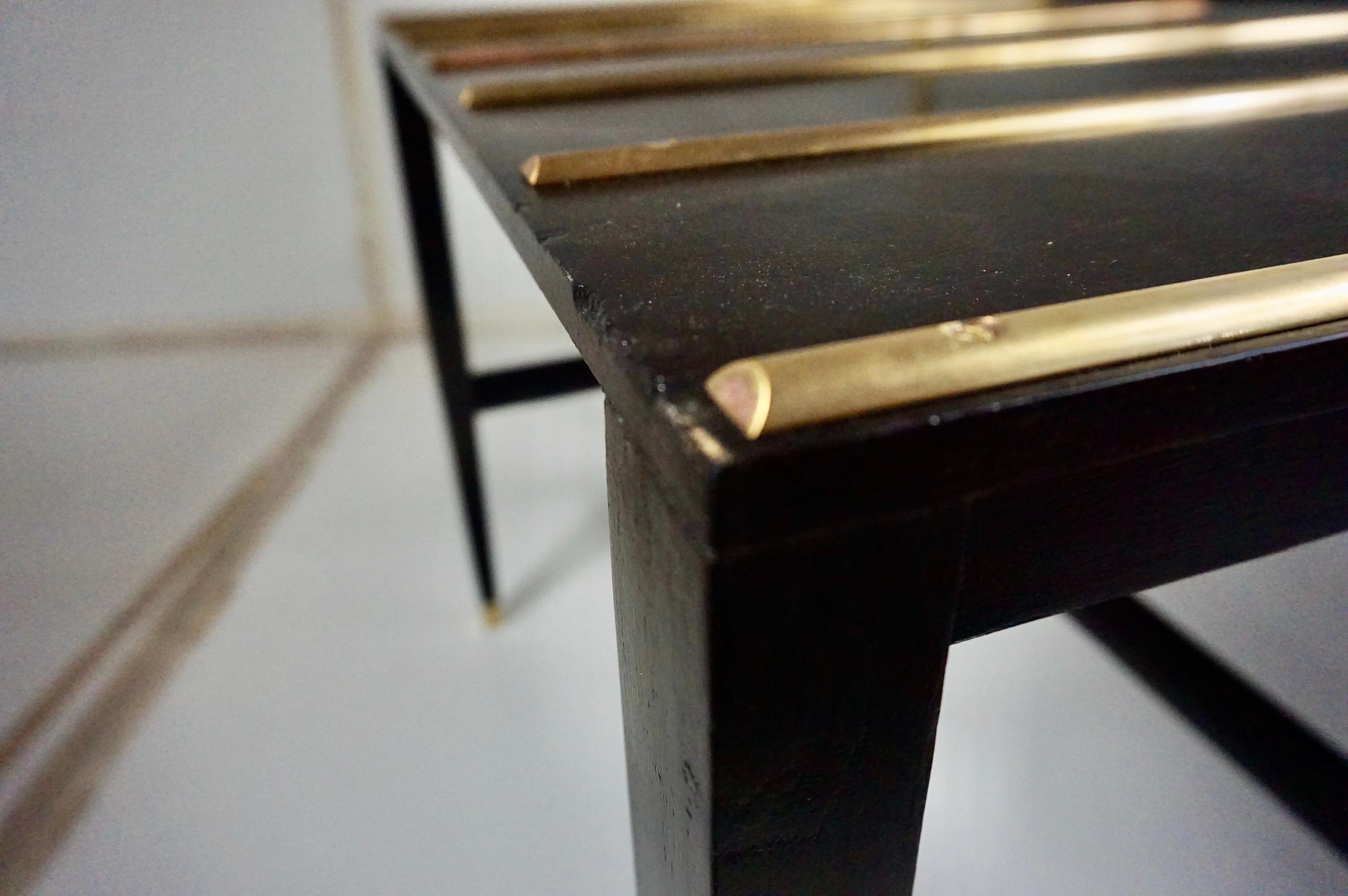 Paire de tables d'appoint laquées noires de Gio Ponti provenant de l'Hôtel Royal, Naples, 1955 en vente 4