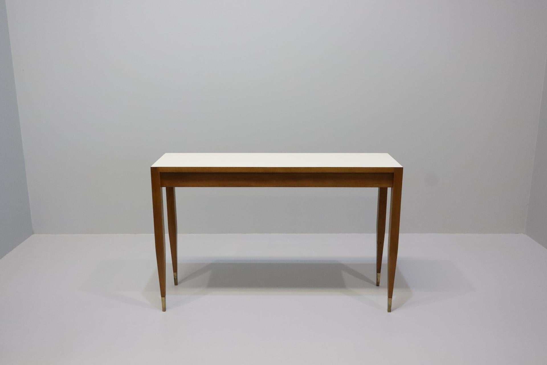 Pair Gio Ponti Consoles for Giordano Chiesa Italy, 1964 For Sale 4