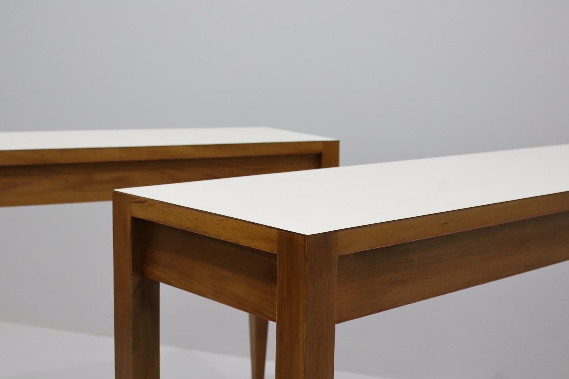 Pair Gio Ponti Consoles for Giordano Chiesa Italy, 1964 For Sale 2