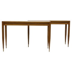 Pair Gio Ponti Consoles for Giordano Chiesa Italy, 1964