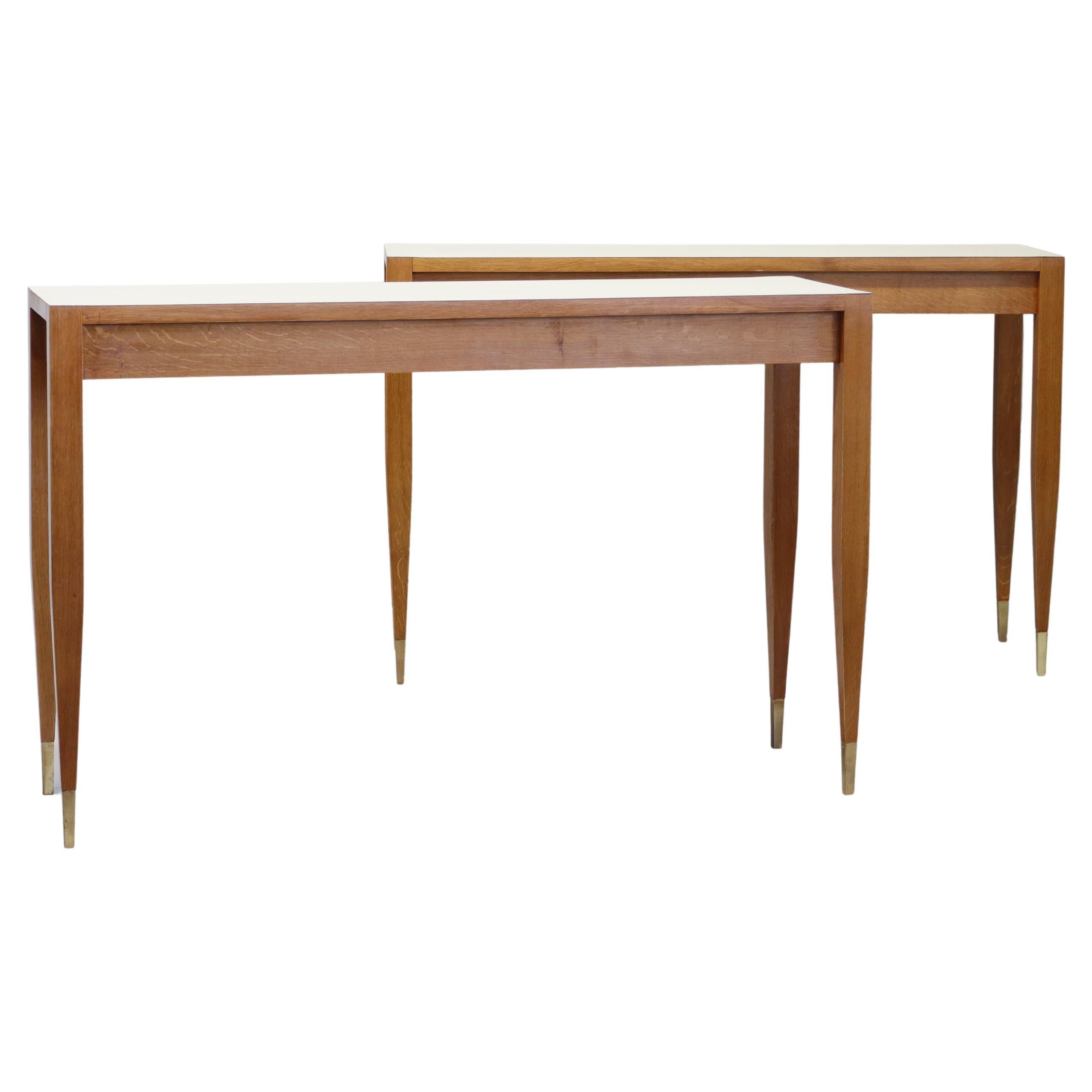 Pareja de consolas Gio Ponti para Giordano Chiesa Italia, 1964