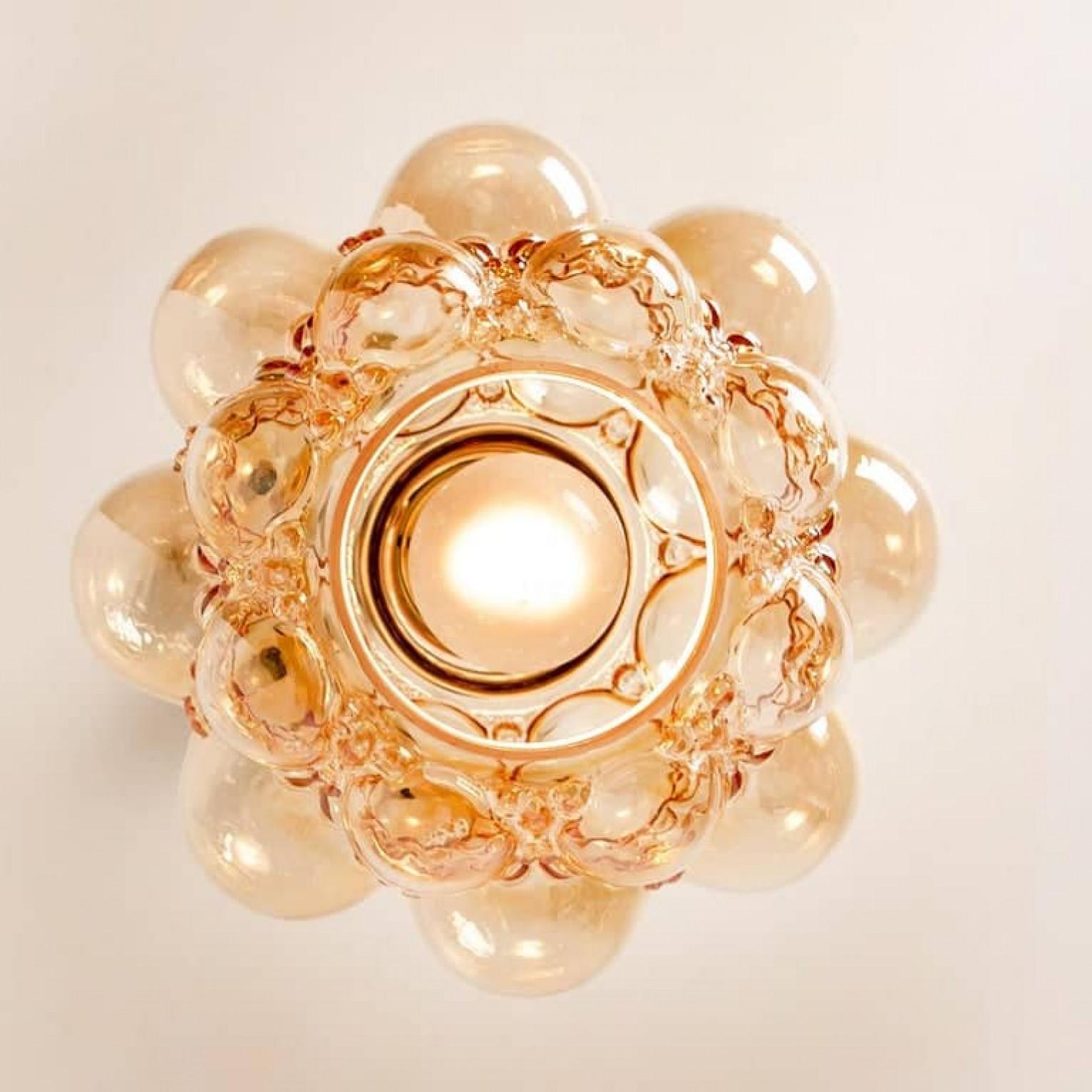 XX secolo Coppia di pendenti in vetro di Helena Tynell, 1960 in vendita