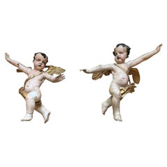 Pair Glass Sputnik Chandeliers, 51 glasses, Murano