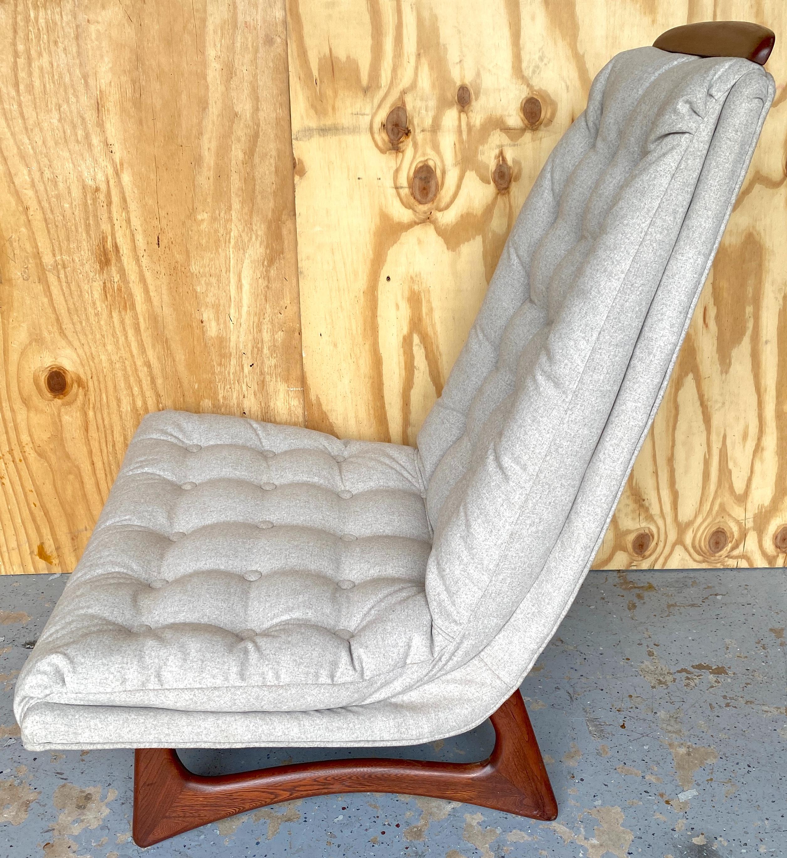 Paar Gondola Club/ Lounge Chairs, Attrib. Adrian Pearsall für Craft Associates im Angebot 9