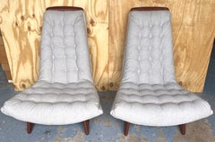 Pair Gondola Club/ Lounge Chairs, Attrib. Adrian Pearsall for Craft Associates