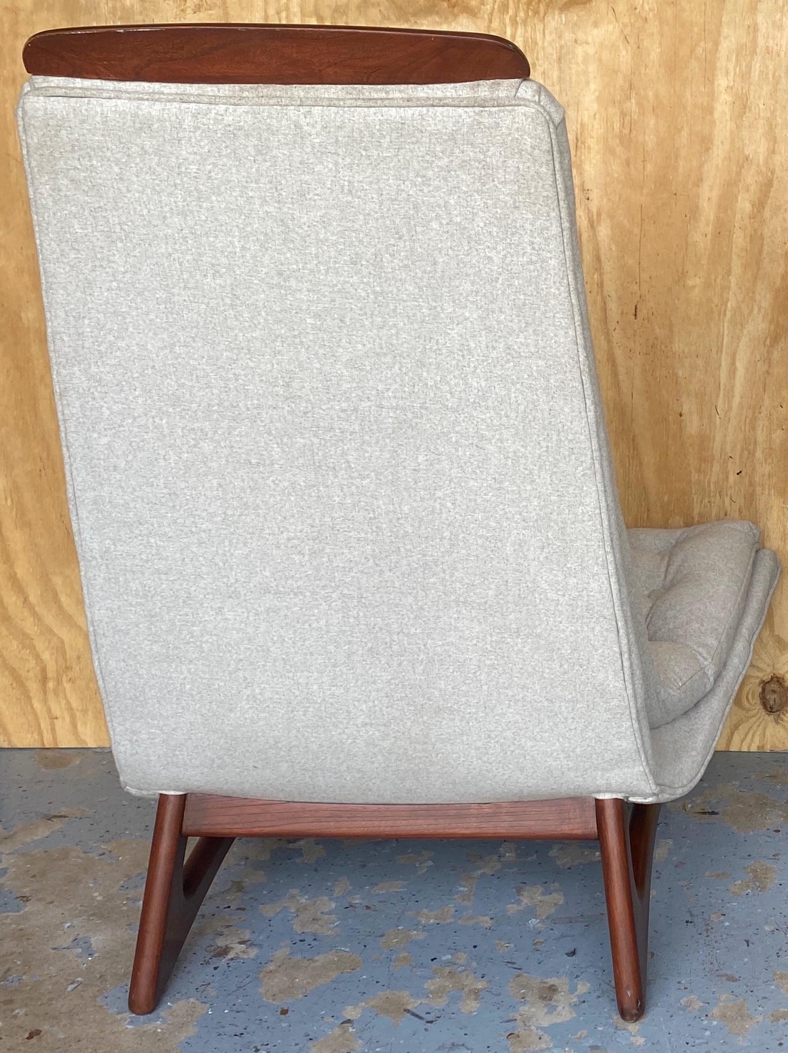 20th Century Pair Gondola Club/ Lounge Chairs, Attrib. Adrian Pearsall for Craft Associates For Sale