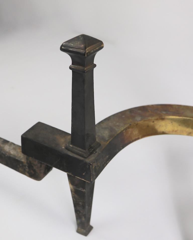 Pareja de morillos de latón del renacimiento gótico al estilo de Augustus Pugin en venta 6