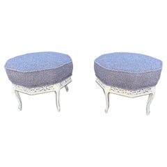 Used Pair Gothic-Style Stools